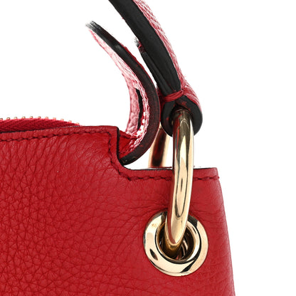 Gucci Pebbled Calfskin Large Soho Hobo Tabasco Red 13 of 13