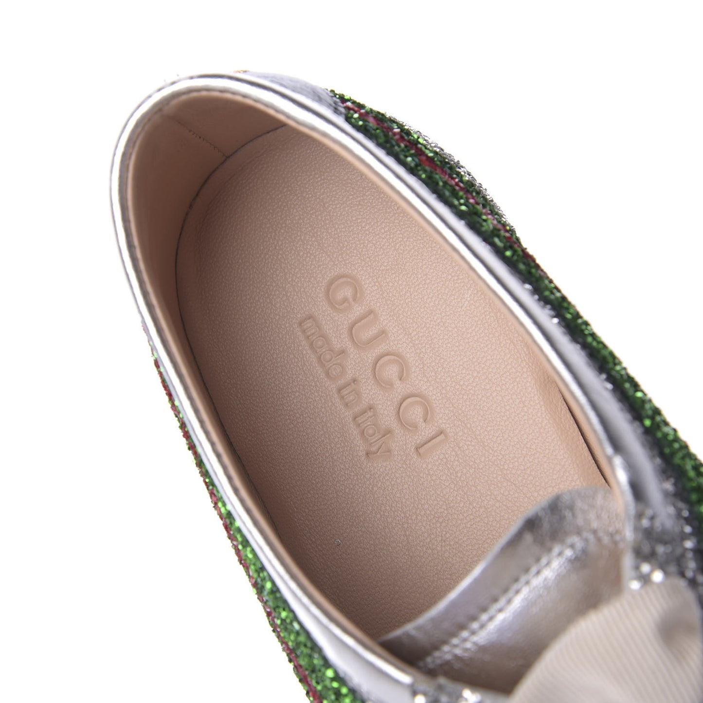 Glitter Fabric Web Mens Falacer Sneakers 8 Silver