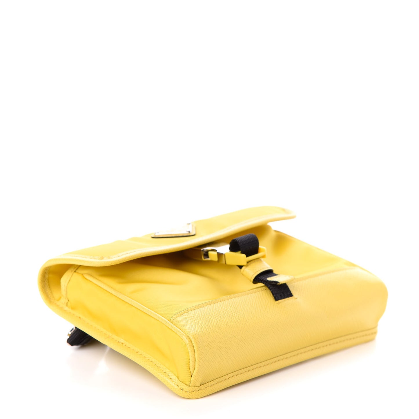 Re-Nylon Saffiano Smartphone Case Crossbody Giallo