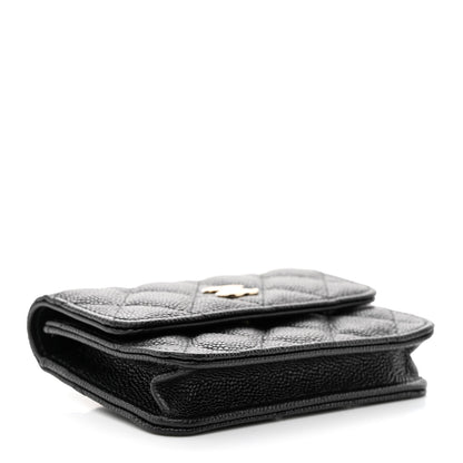 Chanel Caviar Quilted Bow Belt Bag Black 4 of 12