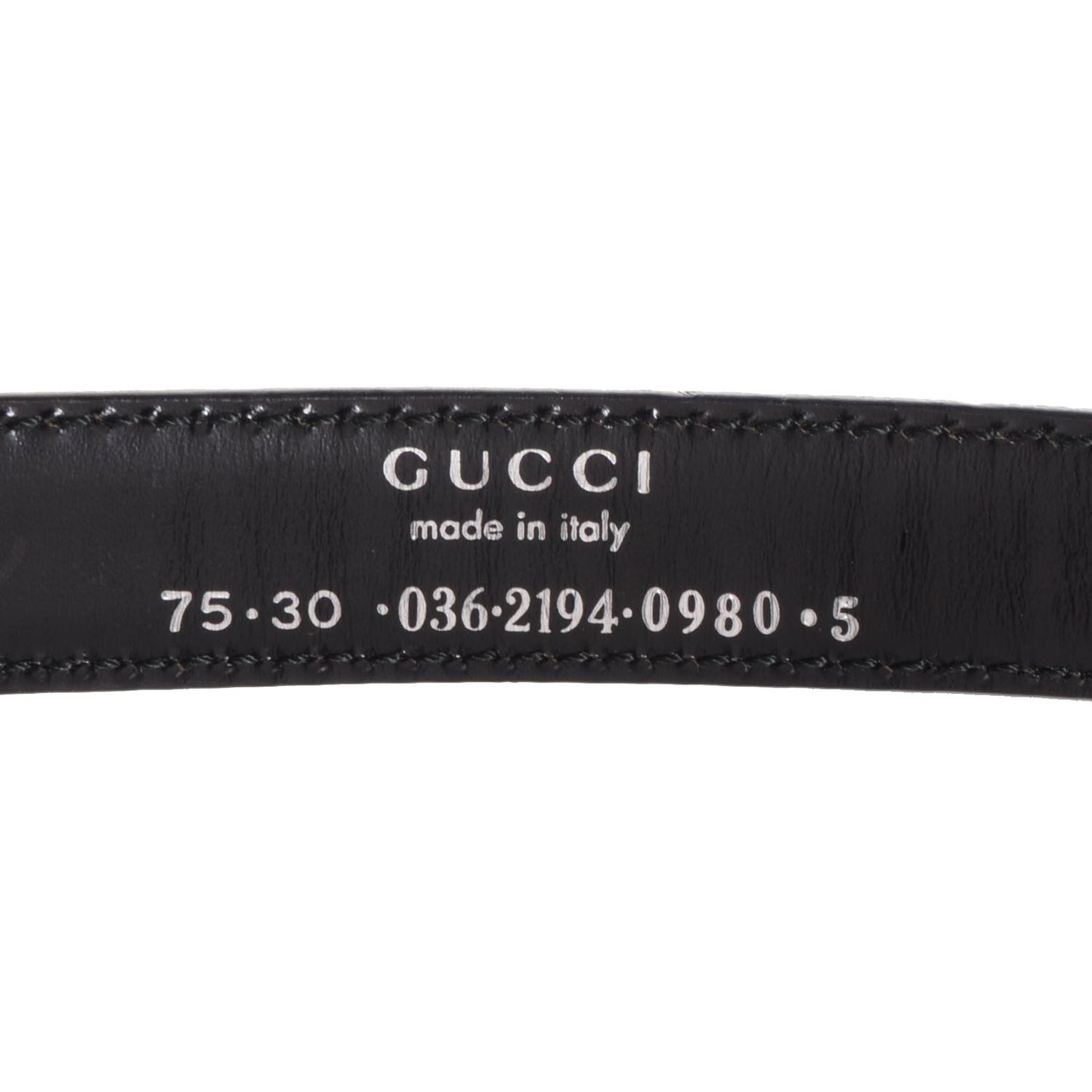 Patent Leather GG Belt 75 30 Black