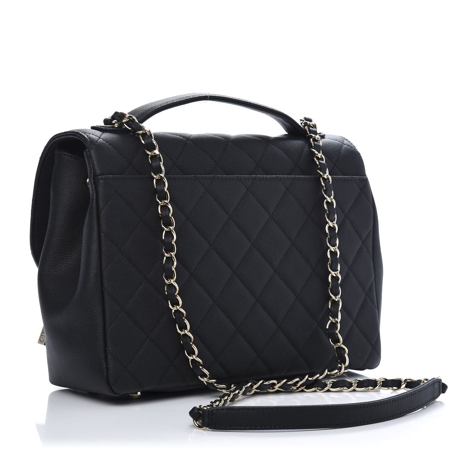 Chanel Caviar Quilted Large Business Affinity Flap Black 3 of 14