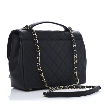 Chanel Caviar Quilted Large Business Affinity Flap Black 3 of 14