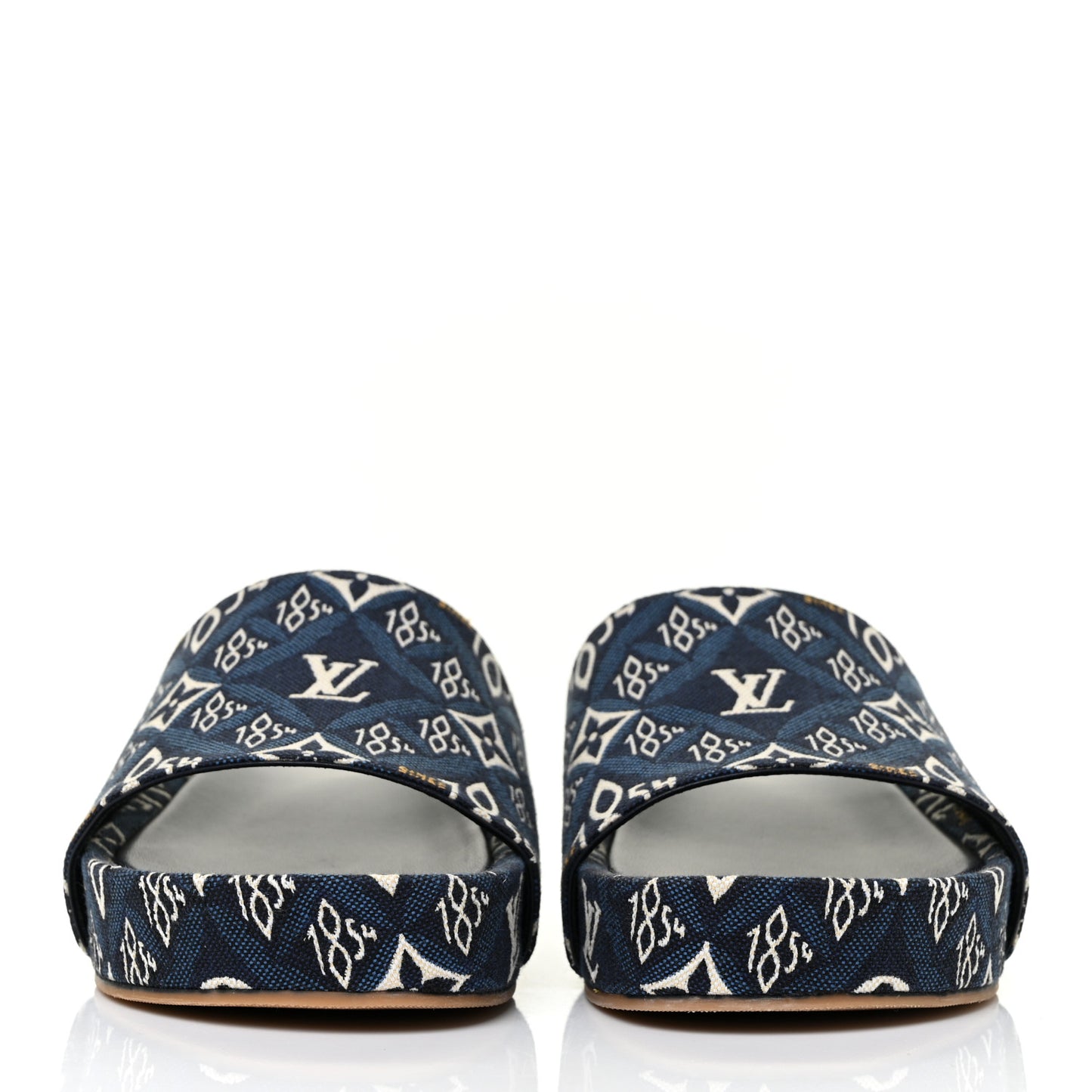 Canvas Since 1854 Jumbo Flatform Mule Sandals 37.5 Blue