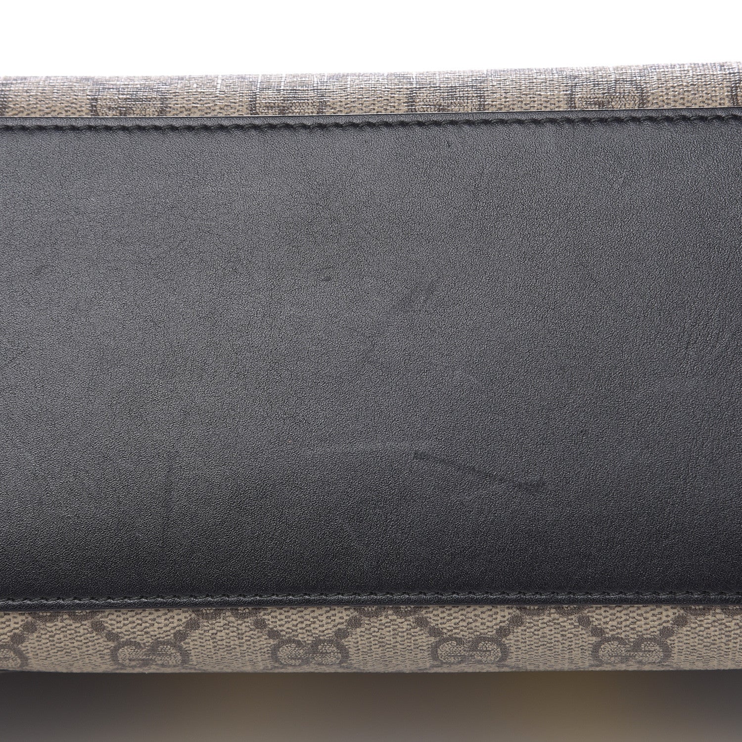 Gucci Nappa GG Supreme Monogram Medium Osiride Top Handle Bag Black Oro Vecchio Beige Ebony 19 of 19