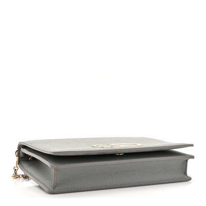 Christian Dior Calfskin 30 Montaigne 2 in 1 Pouch Grey 4 of 20