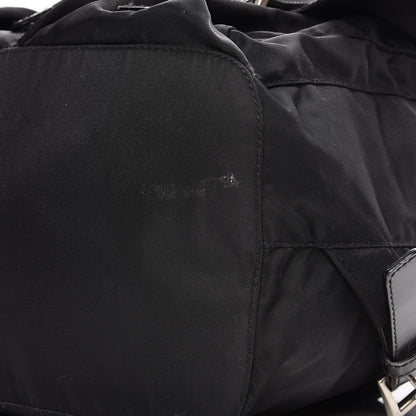 Prada Nylon Vela Medium Backpack Black 9 of 12