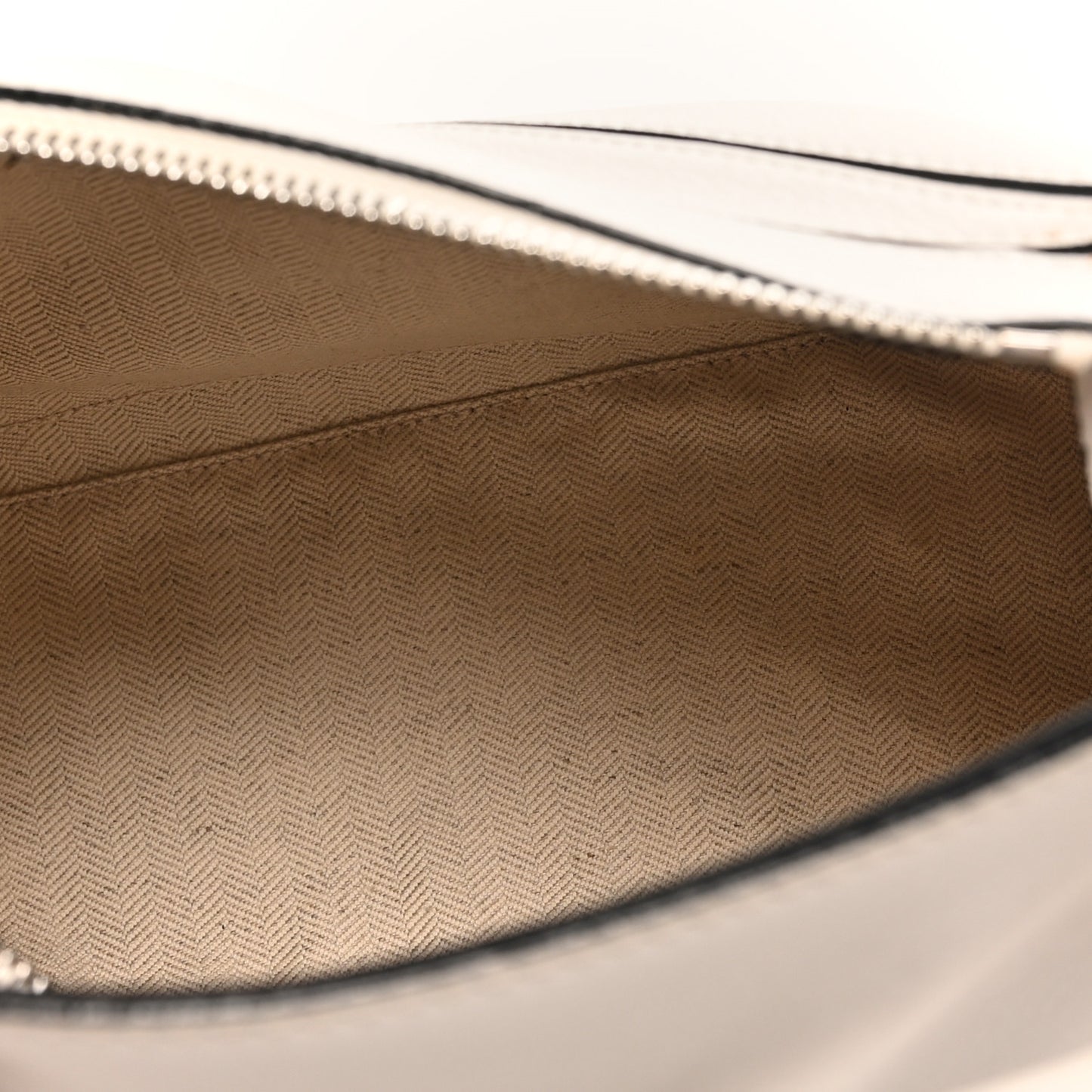 Calfskin Small Puzzle Bag White