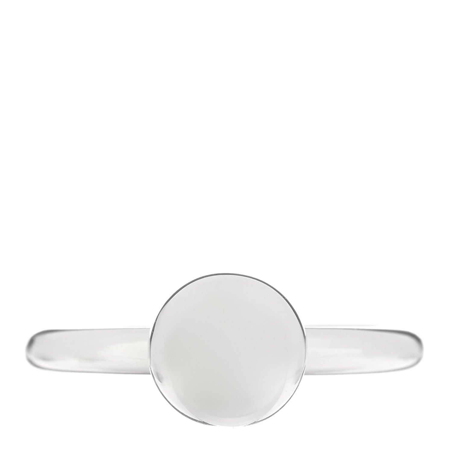 Tiffany Sterling Silver 8mm Hardwear Ball Ring 52 6 2 of 4