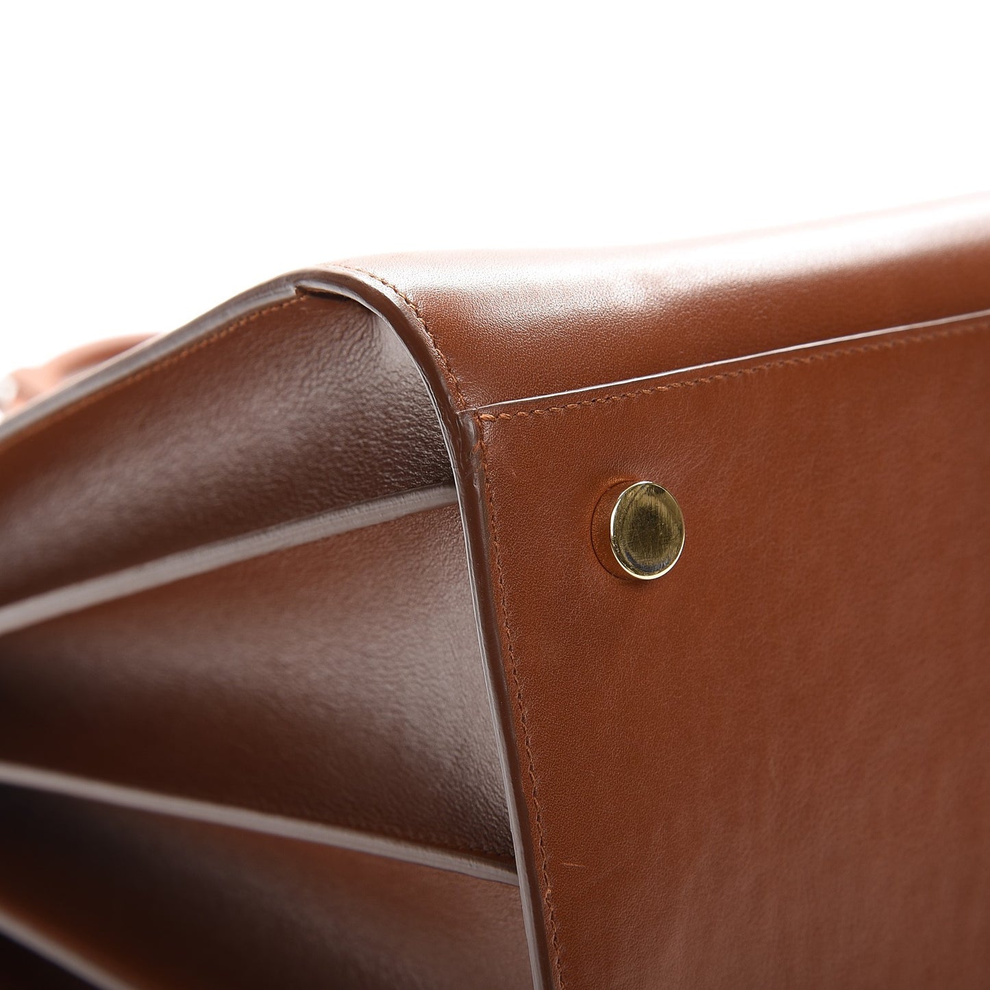 Calfskin Large Sac De Jour Carryall Cognac