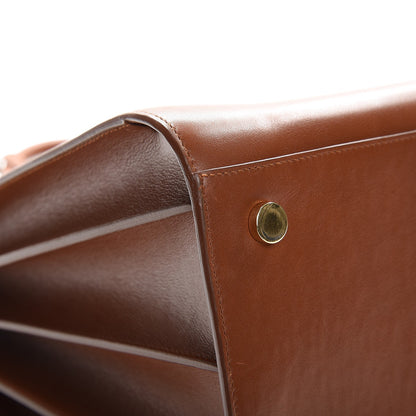 Saint Laurent Calfskin Large Sac De Jour Carryall Cognac 9 of 12