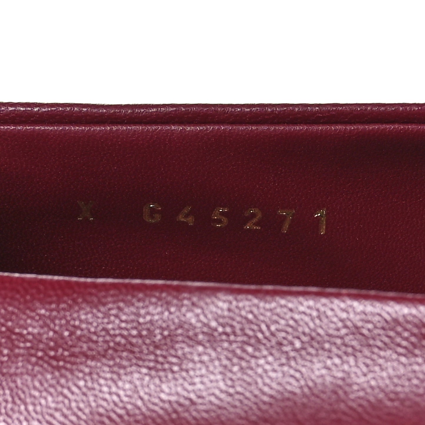 Lambskin CC Loafers 35 Bordeaux