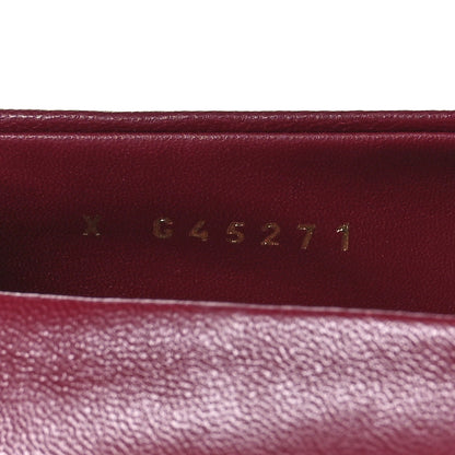 Chanel Lambskin CC Loafers 35 Bordeaux 8 of 9