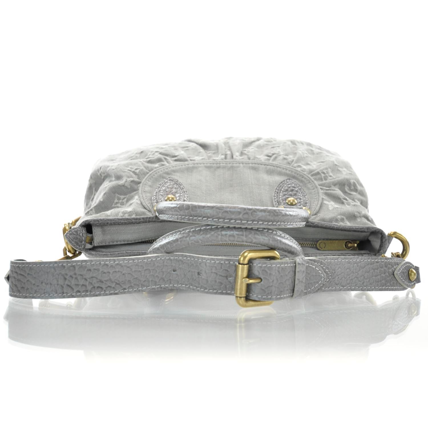 Louis Vuitton Denim Neo Cabby MM Grey 5 of 9