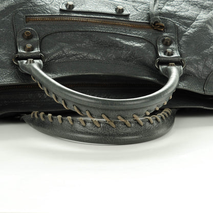 Balenciaga Agneau Classic Hardware City Gris Tarmac 5 of 8