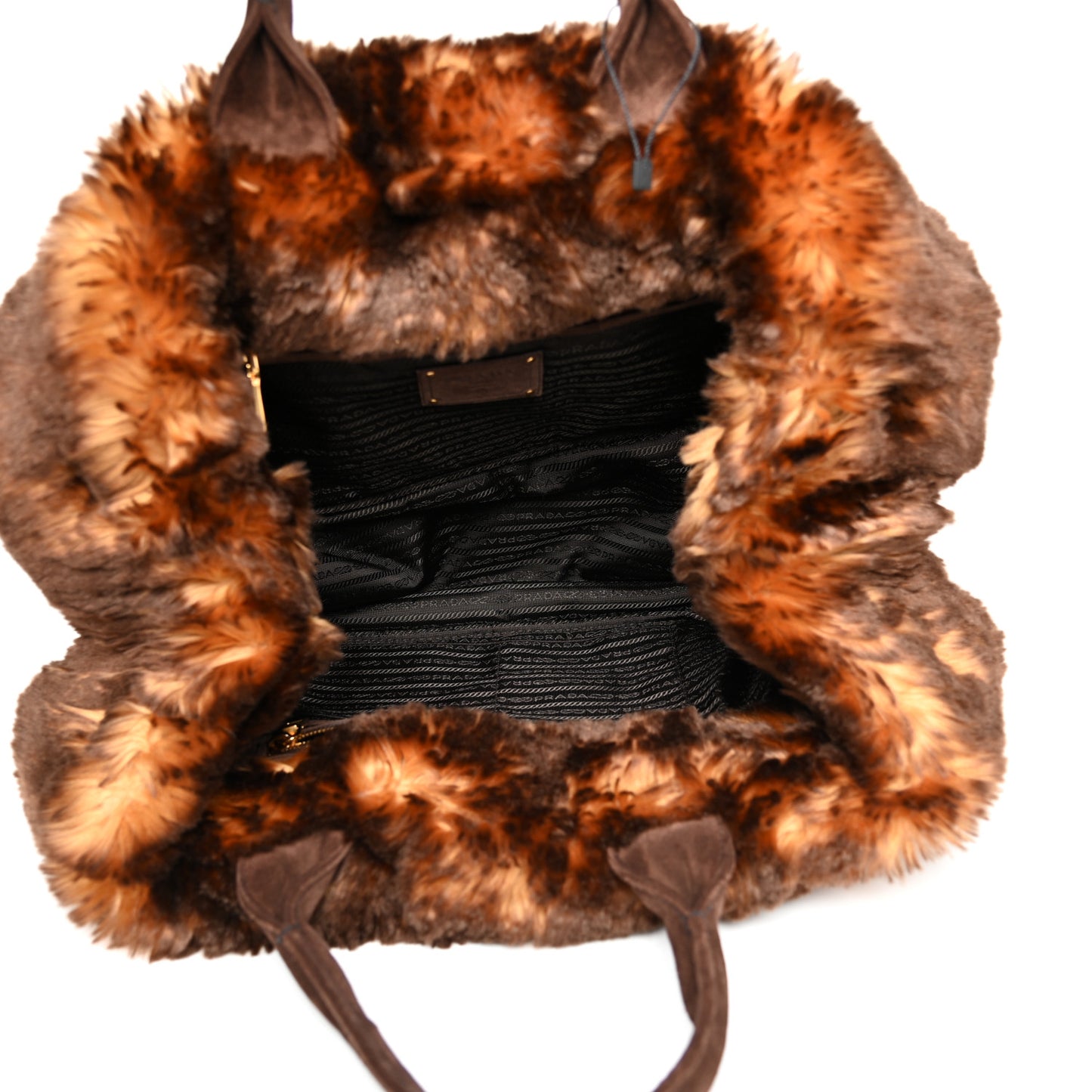 Denim Eco Lapin Logo Tote Avio Tabacco