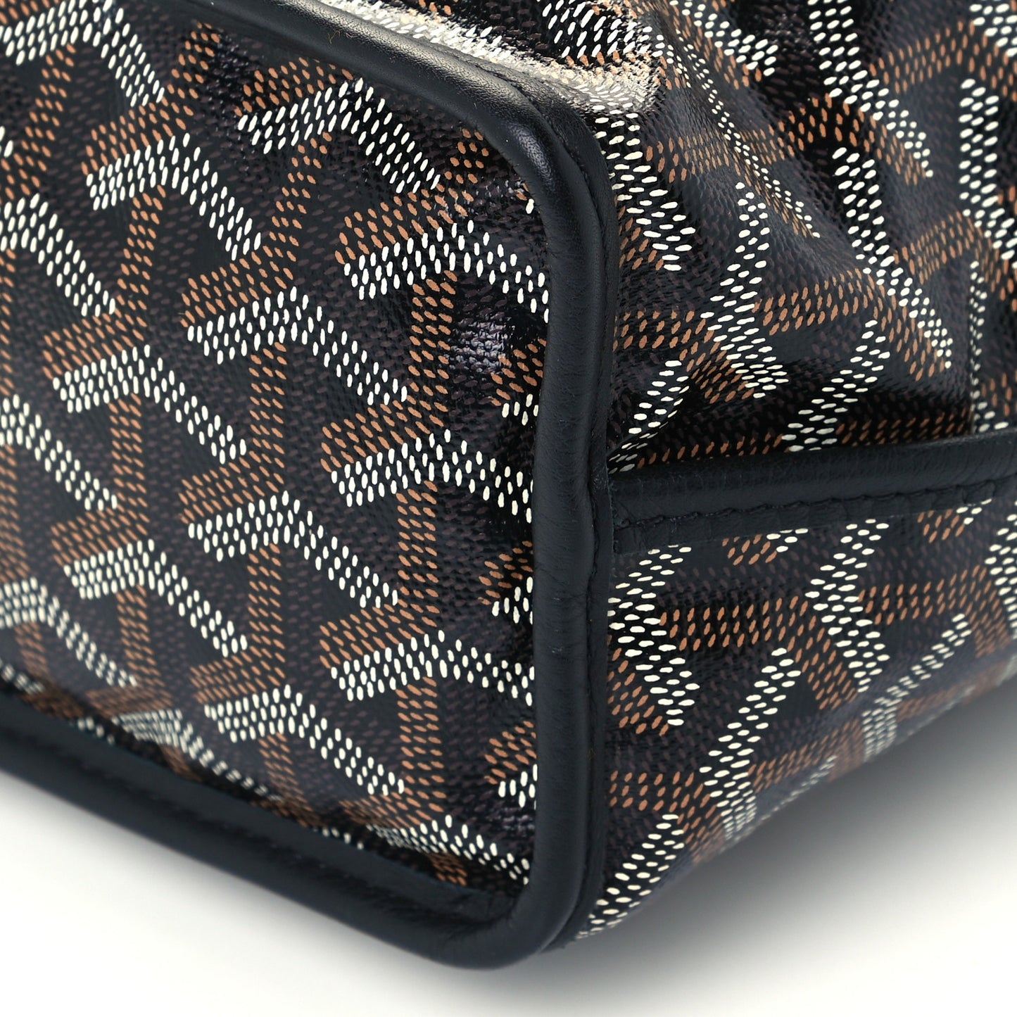 Goyardine Reversible Mini Anjou Black