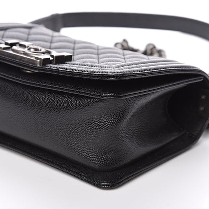 Chanel Caviar Quilted Small Boy Flap Black 9 of 12