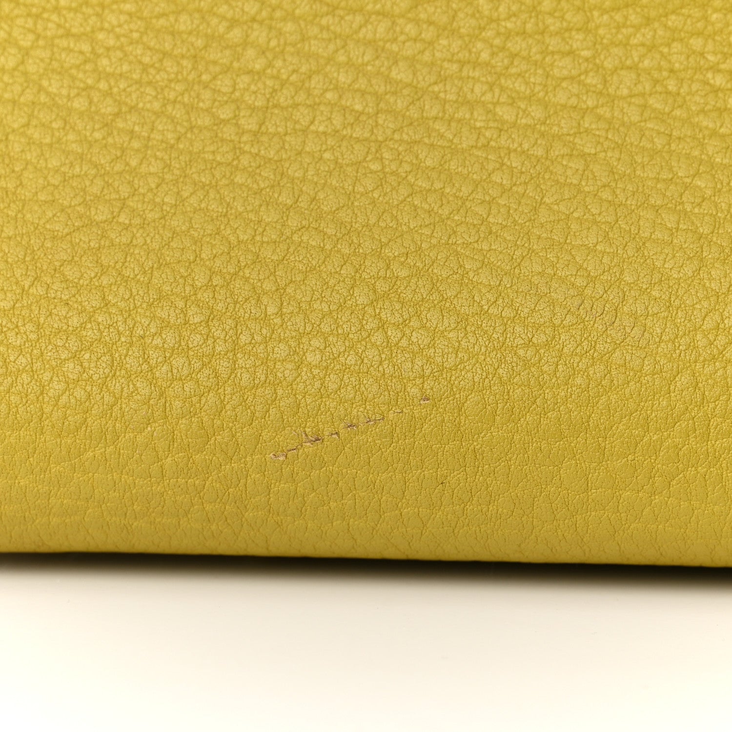 Celine Crisped Calfskin Mini Tie Knot Tote Chartreuse 16 of 16