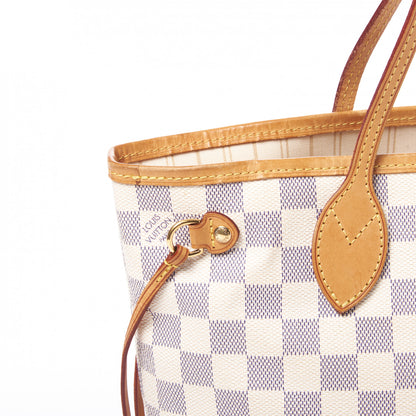 Louis Vuitton Damier Azur Neverfull PM 7 of 9