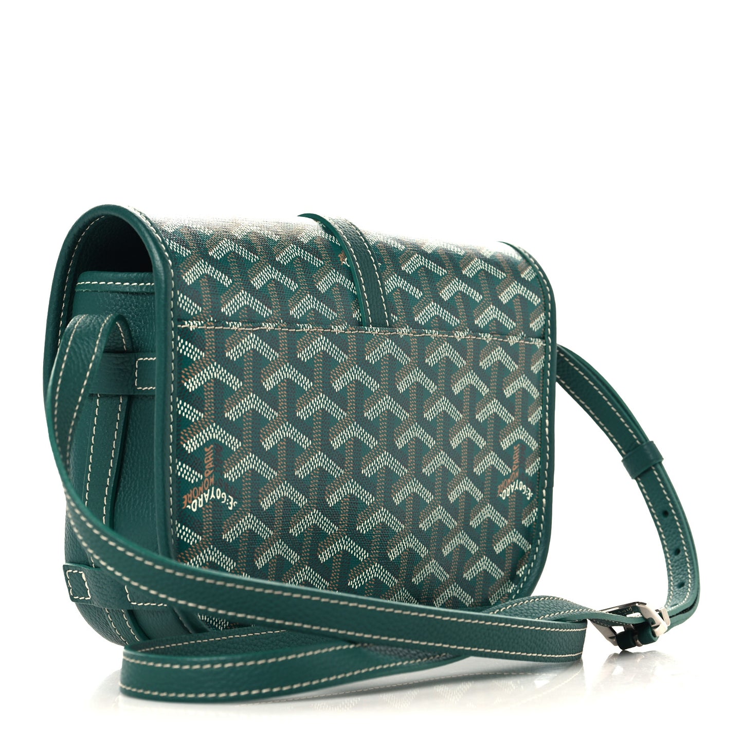Goyardine Belvedere II PM Messenger Bag Green