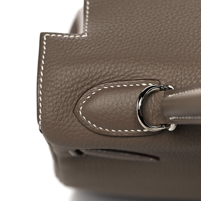 Hermes Togo Kelly Retourne 32 Etoupe 12 of 38