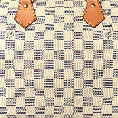 Louis Vuitton Damier Azur Speedy 30 7 of 9