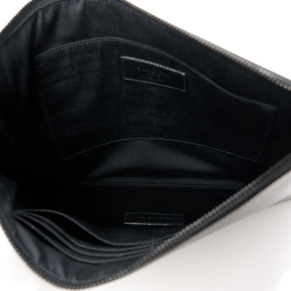 Saint Laurent Grain De Poudre Zipped Tablet Holder Black 5 of 9