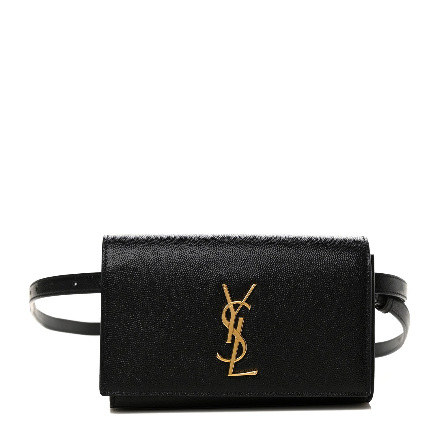 Saint Laurent Grain De Poudre Monogram Kate Belt Bag Black 1 of 8