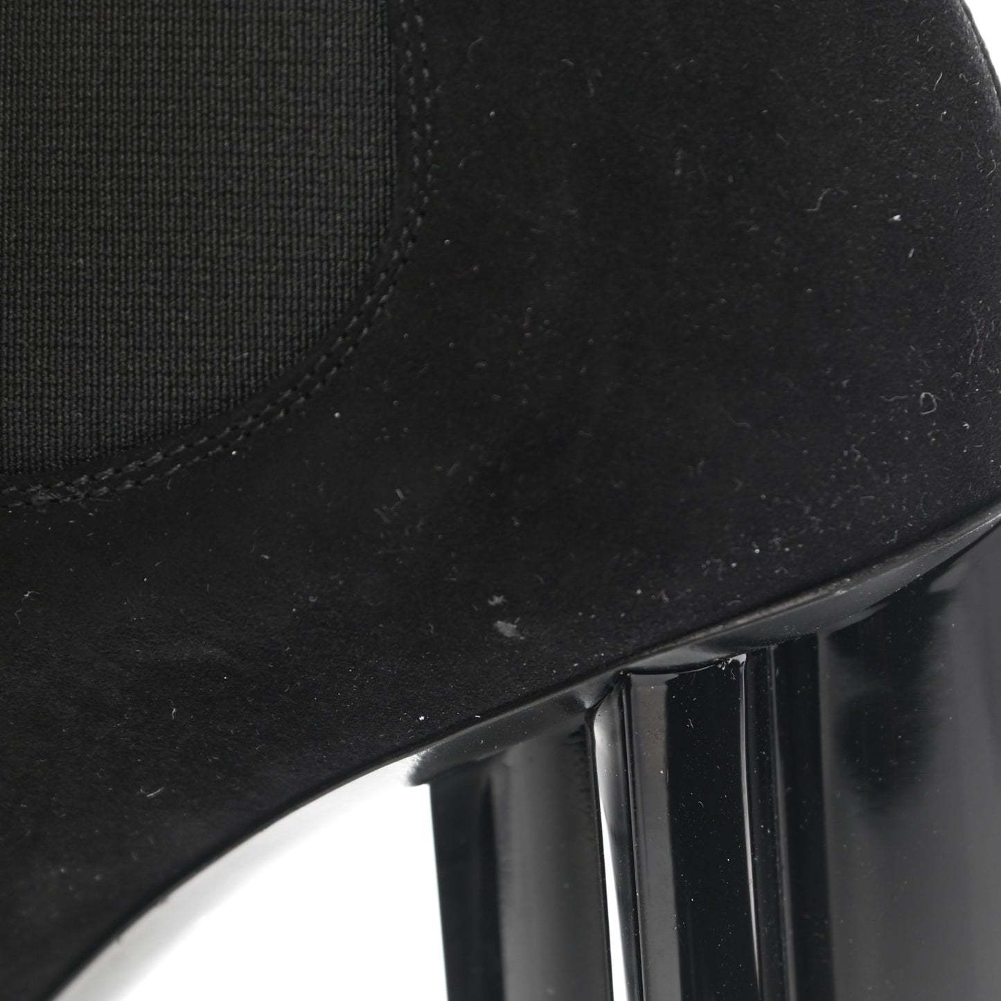 Suede Monogram Uniformes Cap Toe Chelsea 80mm Ankle Boots 37.5 Black