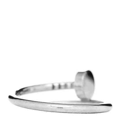 Cartier 18K White Gold Small Juste Un Clou Ring 51 5.75 3 of 4