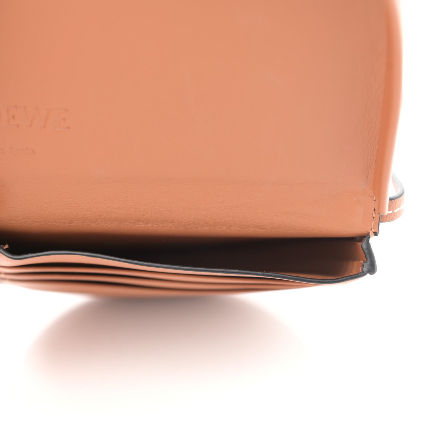 Soft Calfskin Small Heel Bag Tan