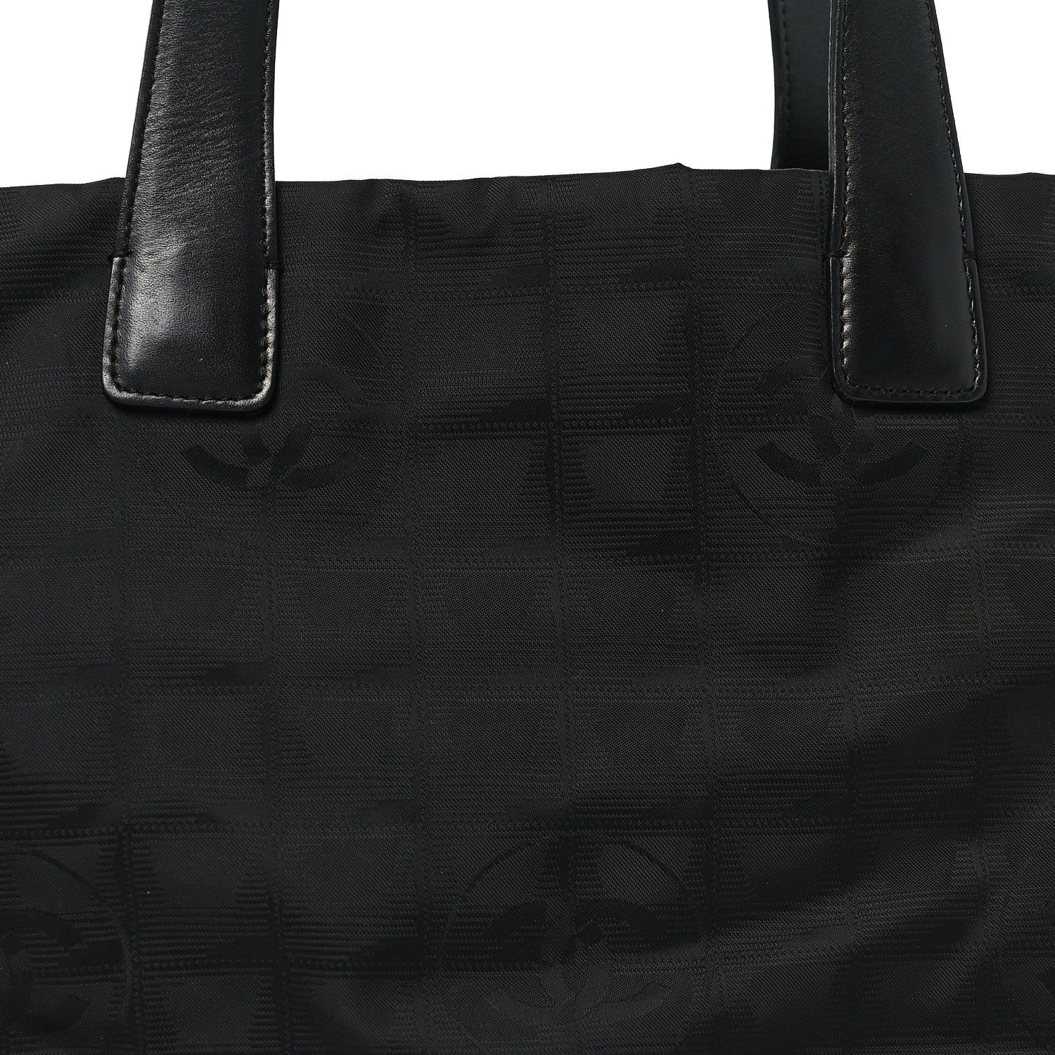 Chanel Nylon Large Travel Tote Black 7 of 9