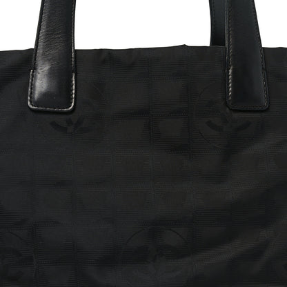 Chanel Nylon Large Travel Tote Black 7 of 9