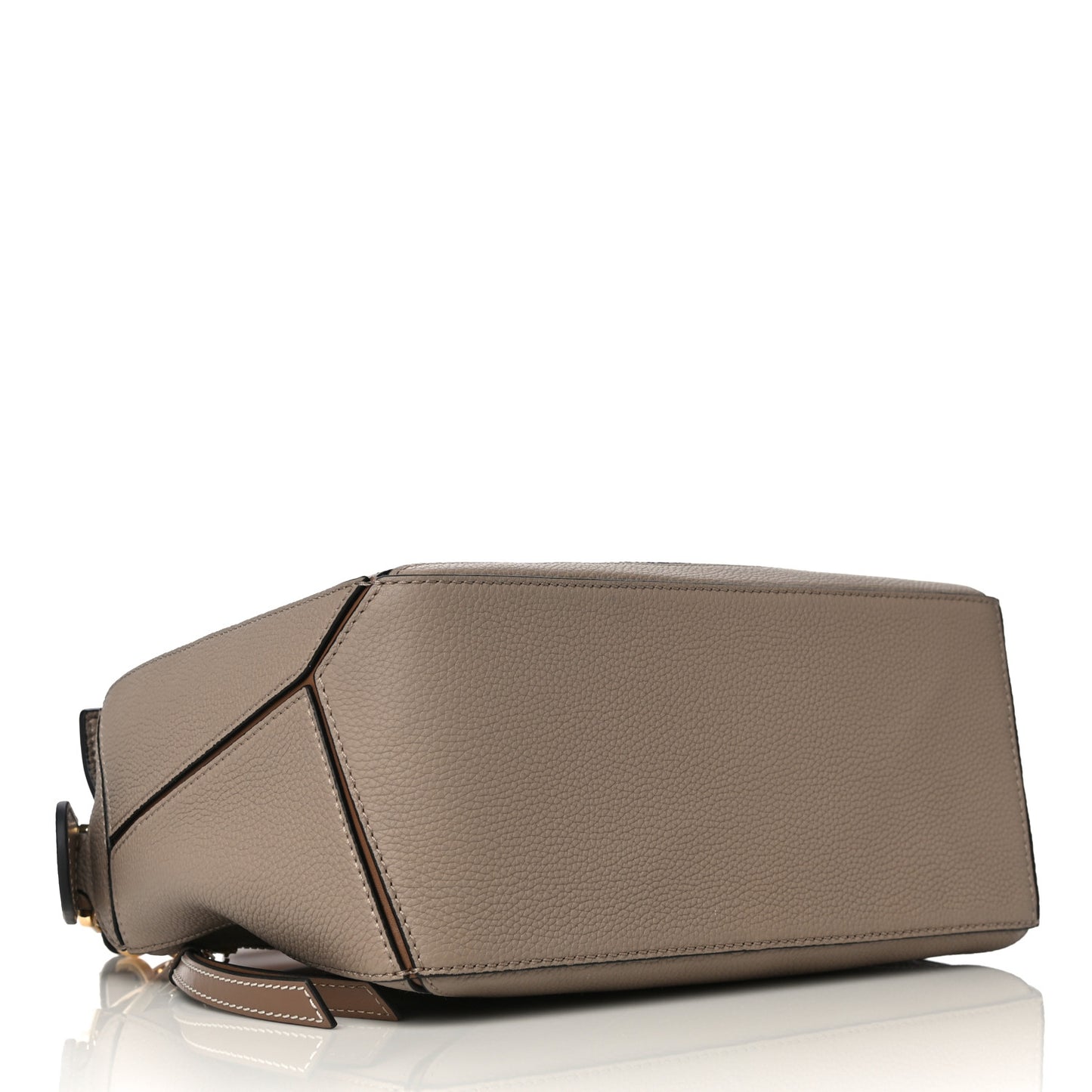 Grained Calfskin Small Puzzle Bag Sand Mink