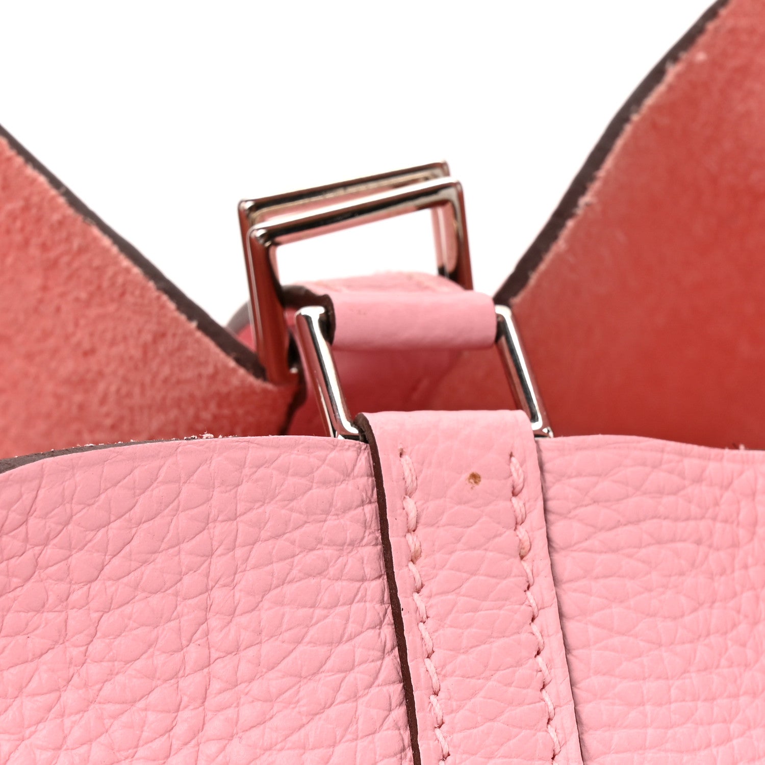Hermes Taurillon Clemence Picotin Lock 18 PM Rose Sakura 11 of 12