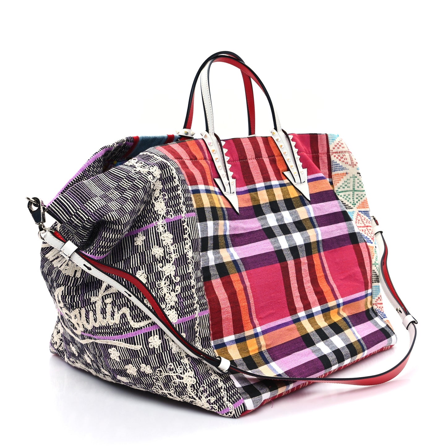 Jacquard Embellished Manilacaba Tote Multicolor