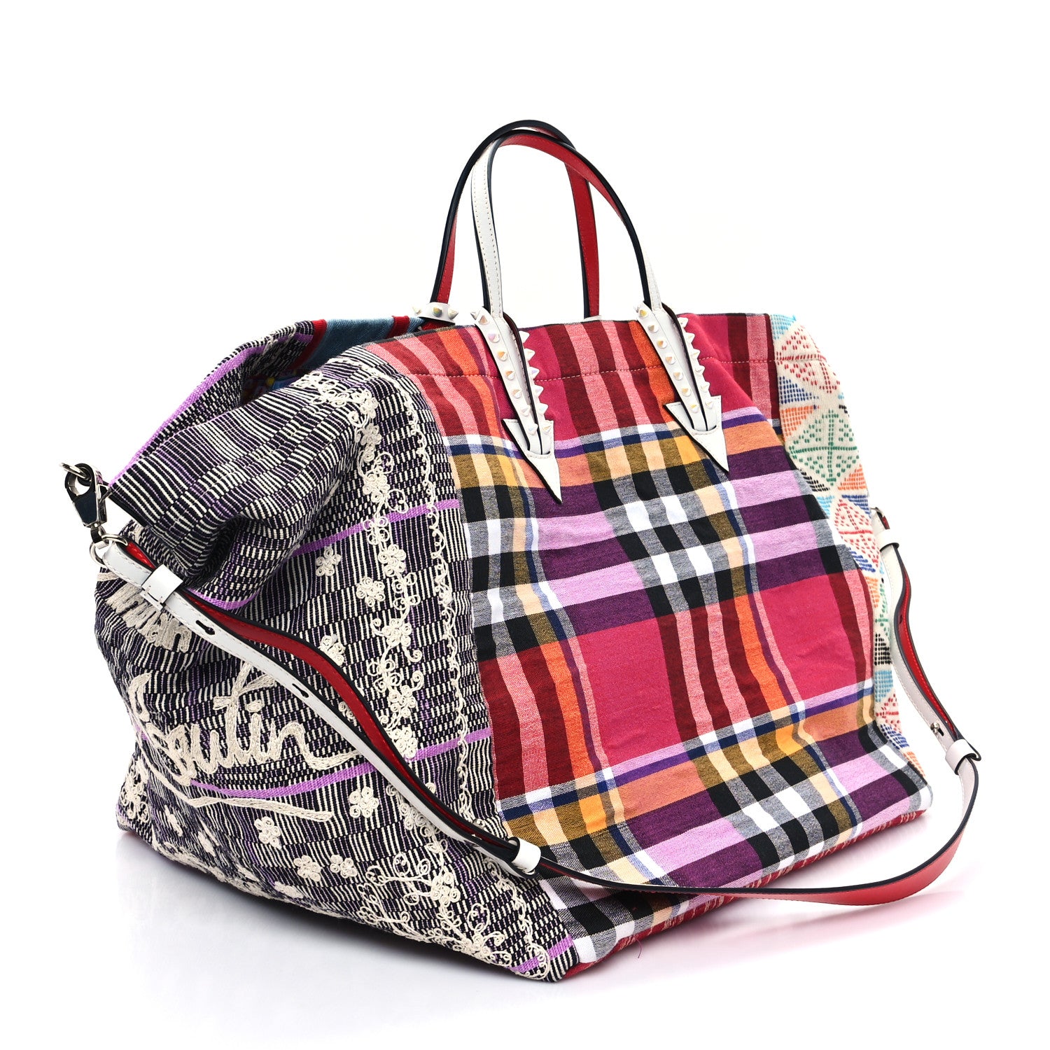 Christian Louboutin Jacquard Embellished Manilacaba Tote Multicolor 3 of 12