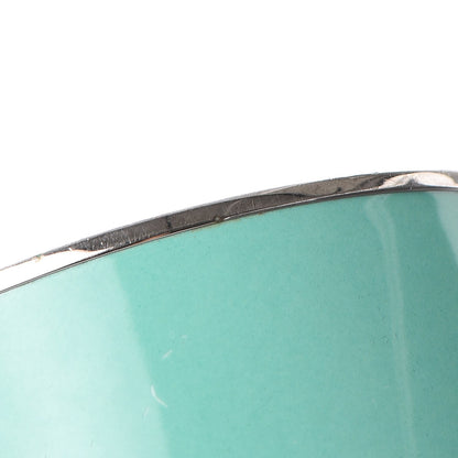 Hermes Enamel Printed Extra Wide Caleche Bracelet 62 Vert Aqua 8 of 8