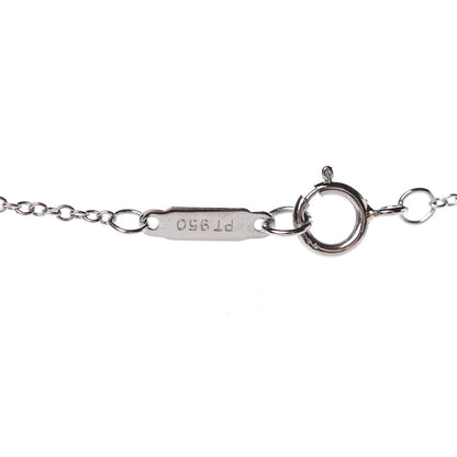Tiffany Platinum Diamond Horseshoe Pendant Necklace 6 of 7