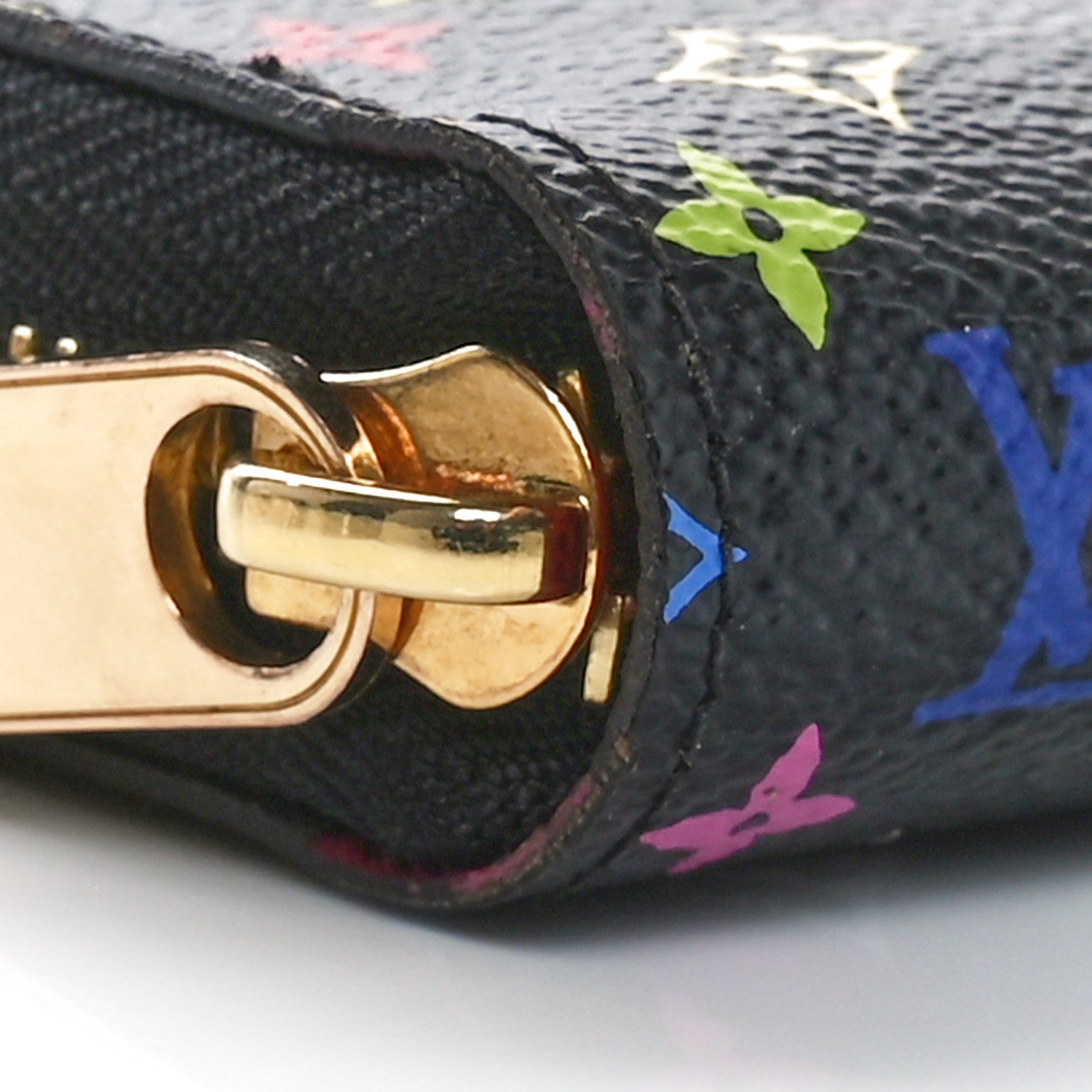 Louis Vuitton Monogram Multicolor Zippy Wallet Black Grenade 8 of 9