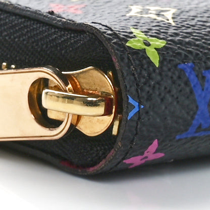 Louis Vuitton Monogram Multicolor Zippy Wallet Black Grenade 8 of 9