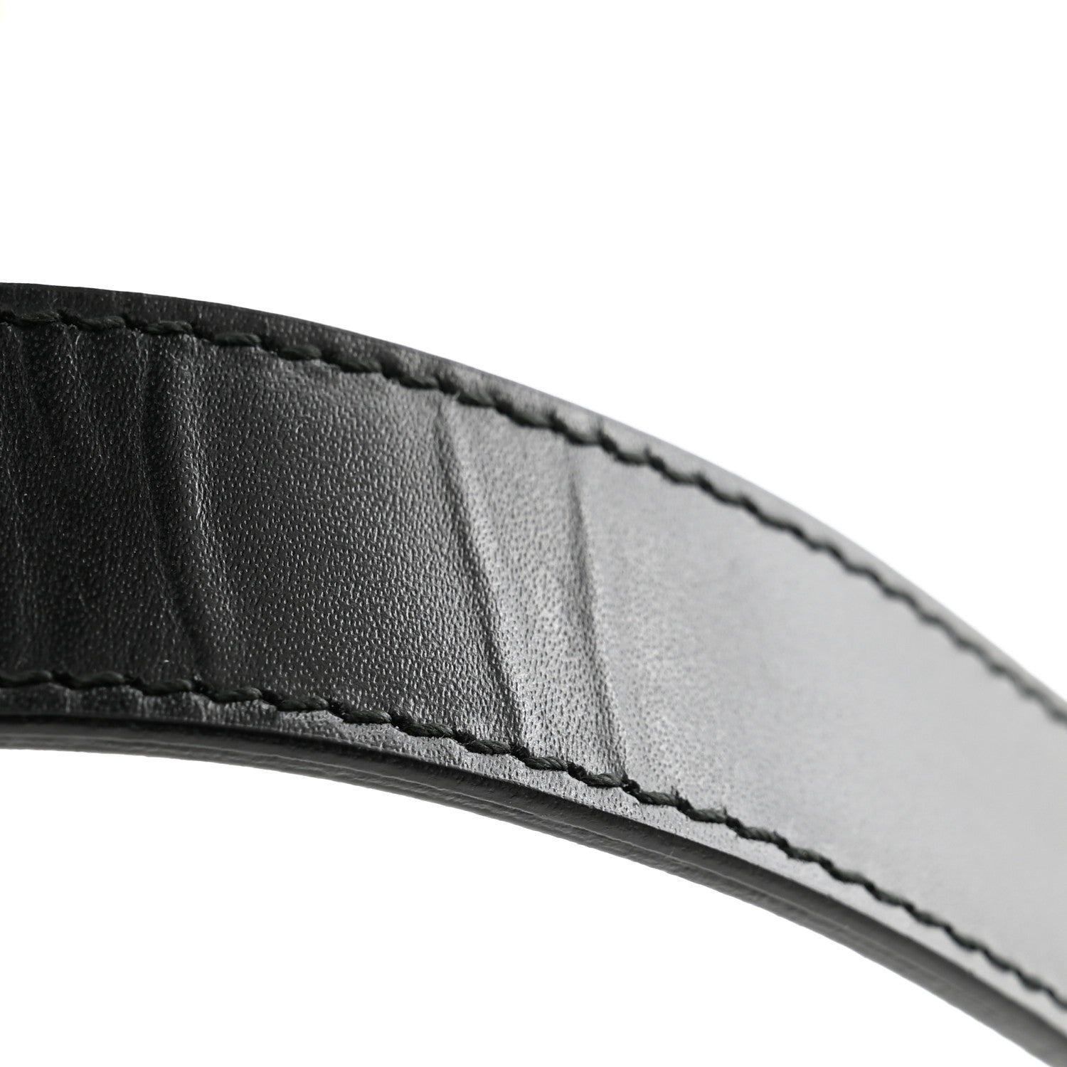 Gucci Calfskin Torchon Double G Chain 25mm Belt 90 36 Black 6 of 6