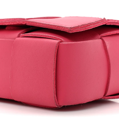 Bottega Veneta Lambskin Maxi Intrecciato Extra Mini Cassette Crossbody Bag Bon Bon 7 of 12