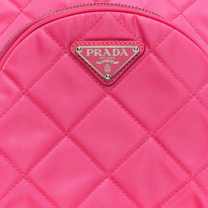 Prada Nylon Tessuto Impuntu Quilted Backpack Fuxia 8 of 10