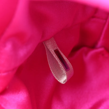 Jimmy Choo Satin Fringe Bon Bon Bag Fuchsia 8 of 12