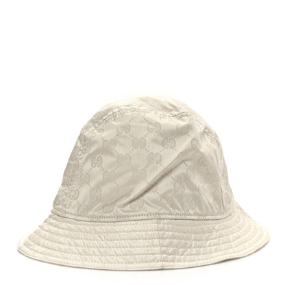 Gucci Nylon Monogram Bucket Hat XL Beige 4 of 8