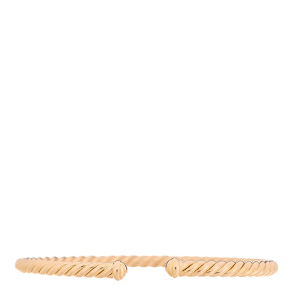 David Yurman 18K Rose Gold 4mm Cablespira Bracelet 1 of 3