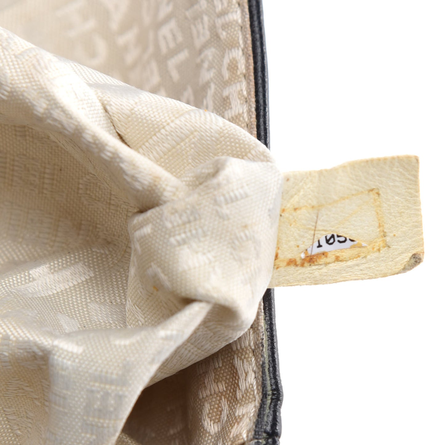 Lambskin Diamond Stitched CC East West Flap Black