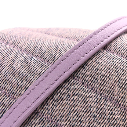 Saint Laurent Denim Y Quilted Monogram Toy Loulou Crossbody Bag Bleached Lilac 7 of 9